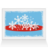 polar bear chef serving snowflakes Christmas (Inside Horizontal (Top))