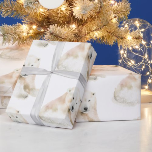 Polar Bear _ Christmas Cute Wrapping Paper