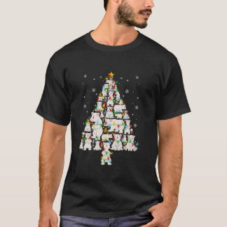 Polar Bear Christmas Tree Funny Ugly Christmas Pol T-Shirt