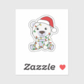 Geometric Polar Bear Sticker