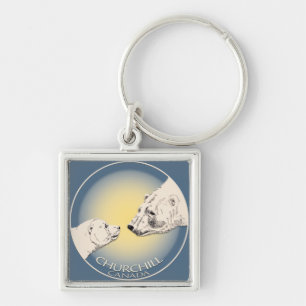 Polar Bear Chuchill Key Chain Souvenir Keychain