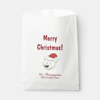 Polar Bear Classroom Favor Bag