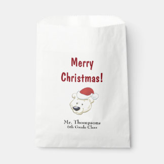 Polar Bear Classroom Favor Bag