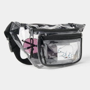 Polar Bear clear fanny pack