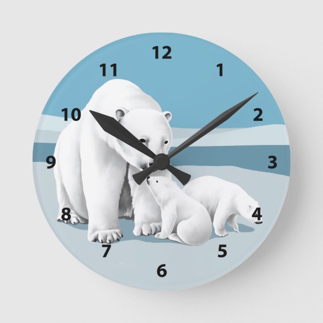 Polar Bear Clocks (Front)