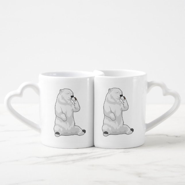 Polar bear Coffee Cup (Front Nesting)
