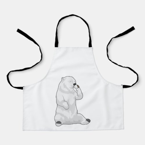 Polar bear Coffee Cup Apron