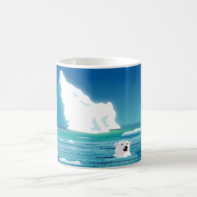 Polar Bear Coffee Mug (Center)