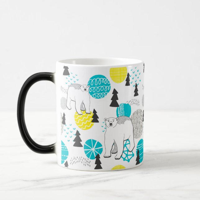 Polar bear color morph mug  (Left)