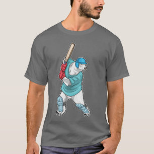 Polar bear Cricket Cricket bat T-Shirt