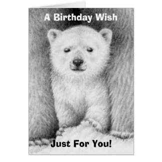 Polar Bear Birthday Greetings Gifts on Zazzle