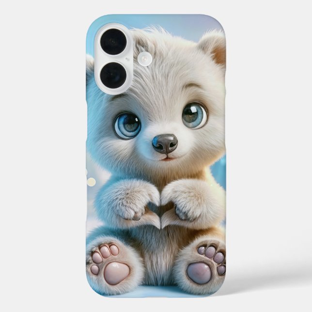 Polar Bear Cub  Case-Mate iPhone Case (Back)
