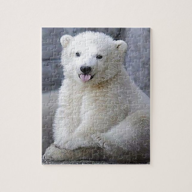Polar Bear Cub Jigsaw Puzzle (Vertical)