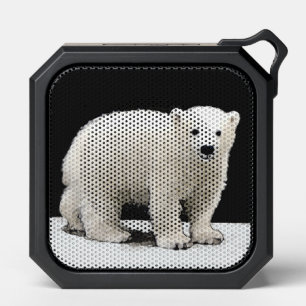 Polar Bear Cub Painting - Oiginal Wildlife Art Bluetooth Speaker