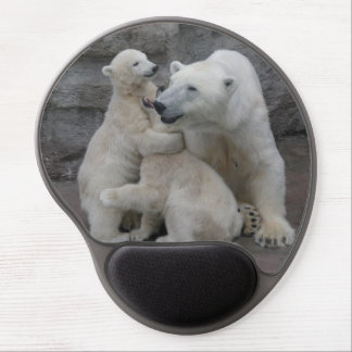 Polar Bear Cubs Gel Mouse Pad