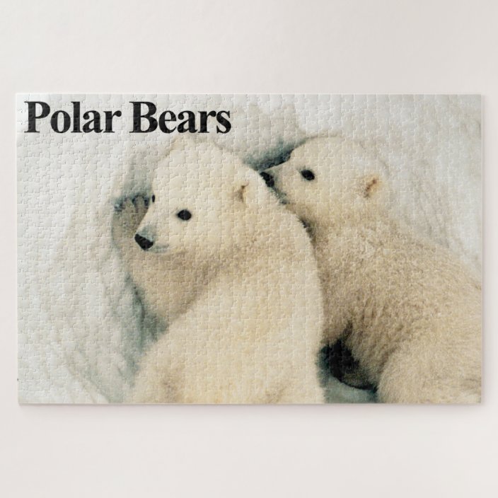 Polar Bear Cubs Jigsaw Puzzle