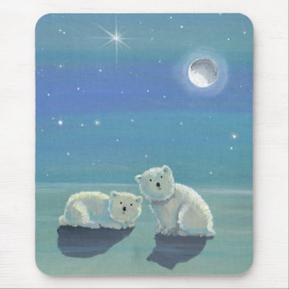 Polar Bear Cubs Mousepad