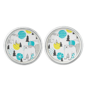 Polar bear cufflinks