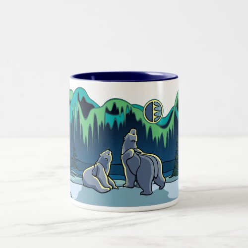 Polar Bear Cup Tribal Bear Art Mugs Cups Bear Gift