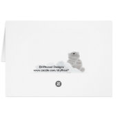 Polar Bear Cute Cards (Back Horizontal)