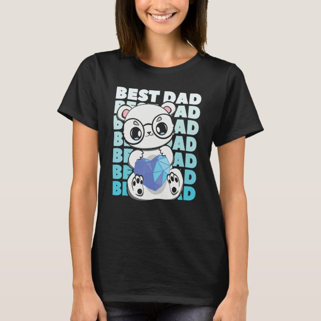 Polar Bear Dad Parent Best Papa Bear Fathers Day A T-Shirt (Front)