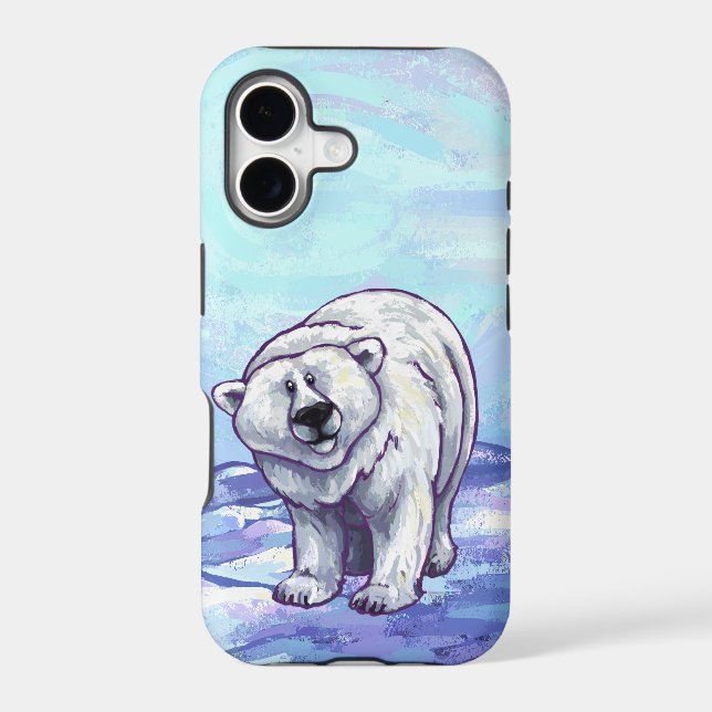 Polar Bear Electronics Iphone Case (Back)