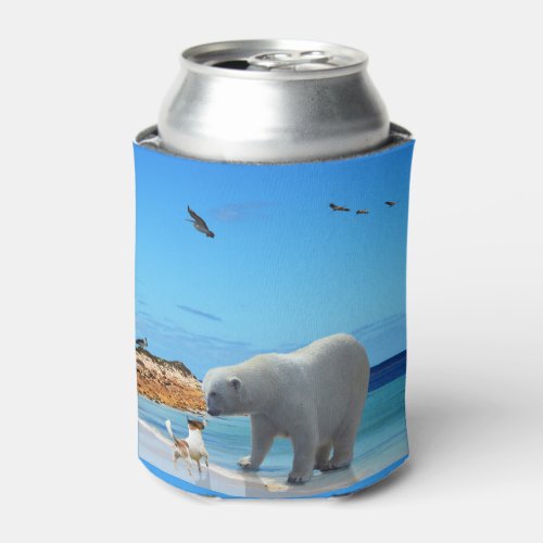 Polar Bear Encounter Can Cooler