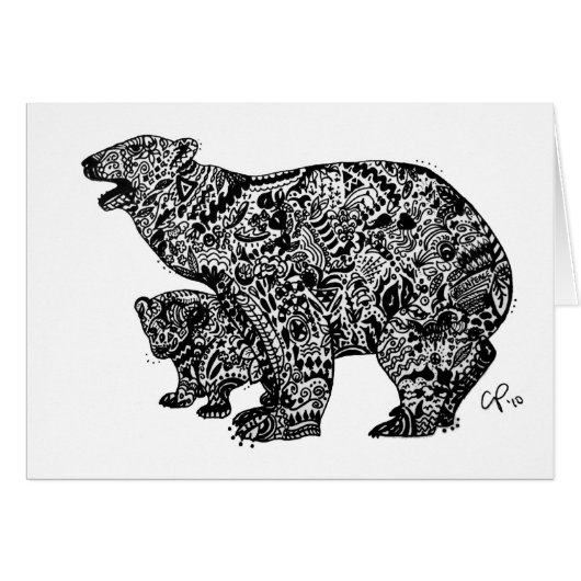 Polar Bear Expressed Cards (Front Horizontal)