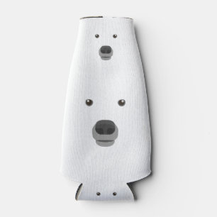 Polar Bear Face Costume Carnival Fancy Children . Bottle Cooler