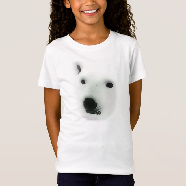 Polar bear face t-shirt (Front)