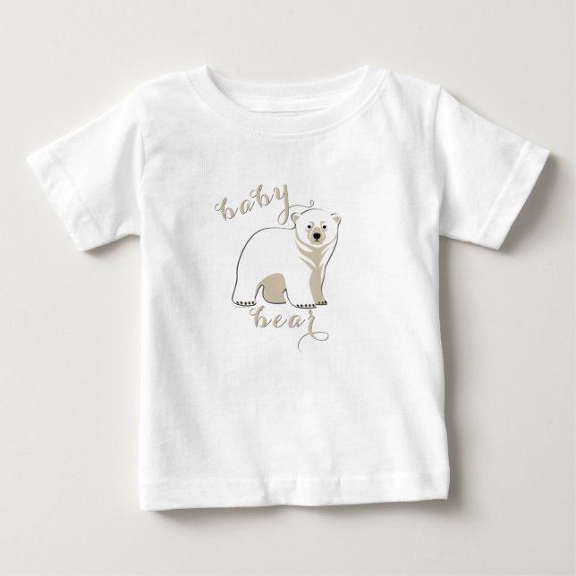 Polar Bear Family  Baby Bear 2 T-Shirt (Front)