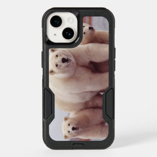 Polar Bear Family Cute Photo OtterBox iPhone 14 Case