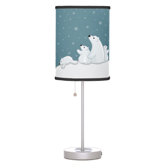 Polar Bear Family Table Lamp (Right)
