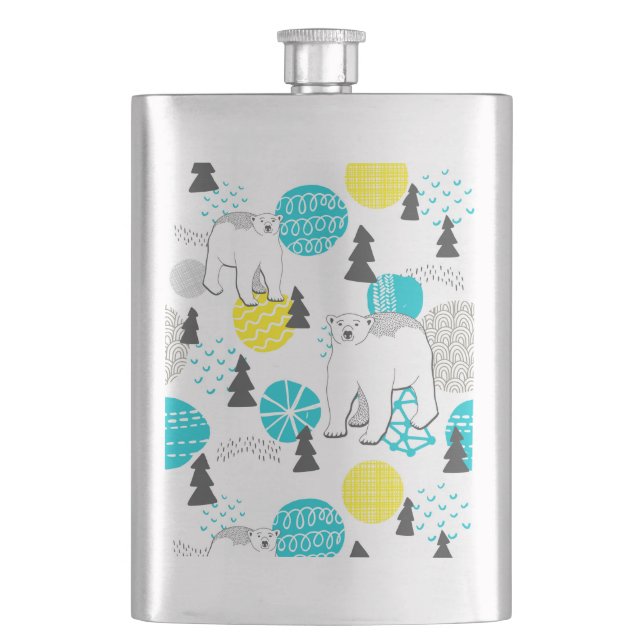 Polar bear flask (Front)