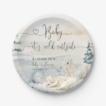 Polar Bear | Forest Baby Shower  Paper Plates