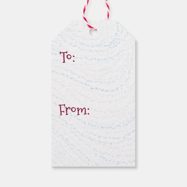 Polar Bear Gift Tag (Back)