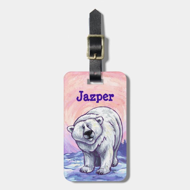 Polar Bear Gifts & Accessories Luggage Tag (Front Vertical)