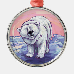 Polar Bear Gifts & Accessories Metal Ornament