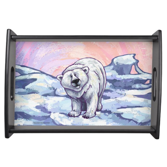 Polar Bear Gifts & Accessories Serving Tray (Front)