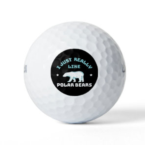 Polar Bear Golf Balls