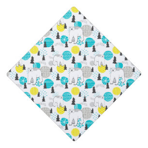 Polar bear graduation cap topper