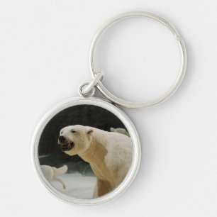 Polar Bear Grin Keychain