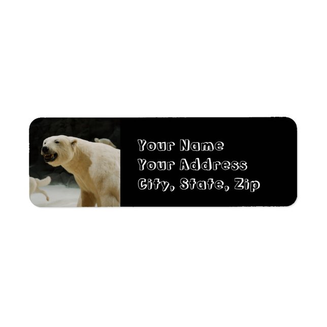 Polar Bear Grin Label (Front)