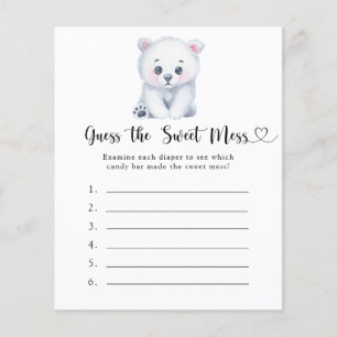 Polar bear - Guess the Sweet Mess game