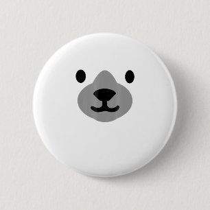 Polar Bear Halloween Costume Funny Adults Kids Button
