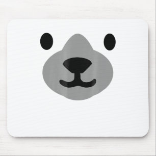 Polar Bear Halloween Costume  Funny Adults Kids Mouse Pad