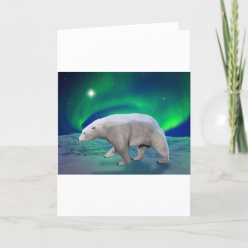 Polar Bear Holiday Card