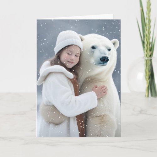 Polar Bear Hug Card
