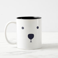 Polar Bear Hugs Two-Tone Coffee Mug