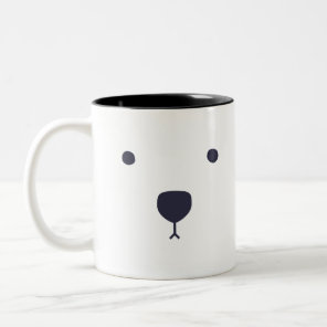 Polar Bear Hugs Two-Tone Coffee Mug